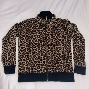 Velour Michael Kors zip-up jacket medium